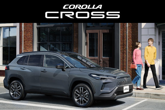 カローラクロスZ純正タイヤ&ホイール 試乗車8千km外し ※手渡しの場合値