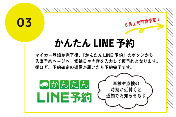 かんたんLINE予約  徳島のトヨタ販売店/ネッツトヨタ徳島